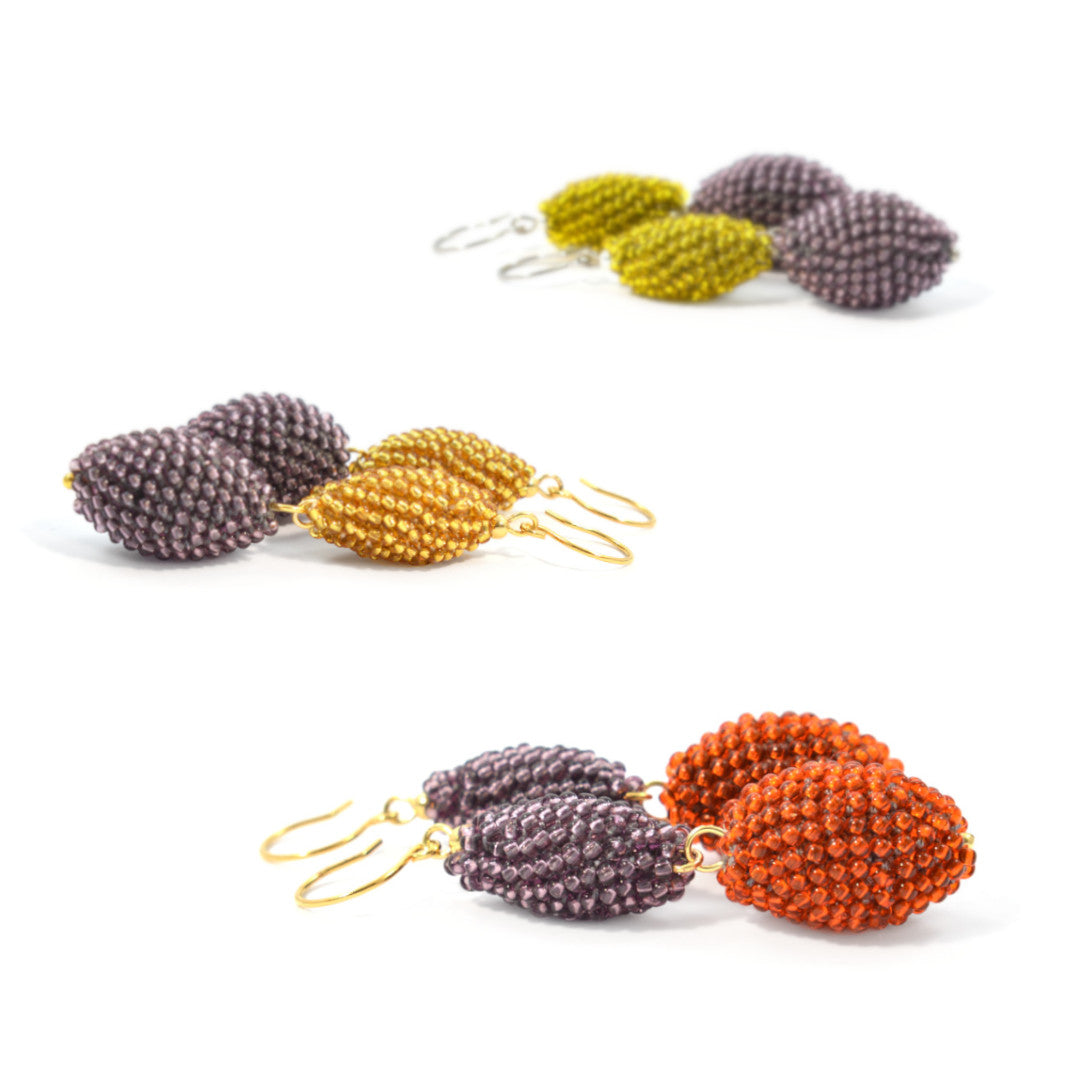 earrings "Olives"