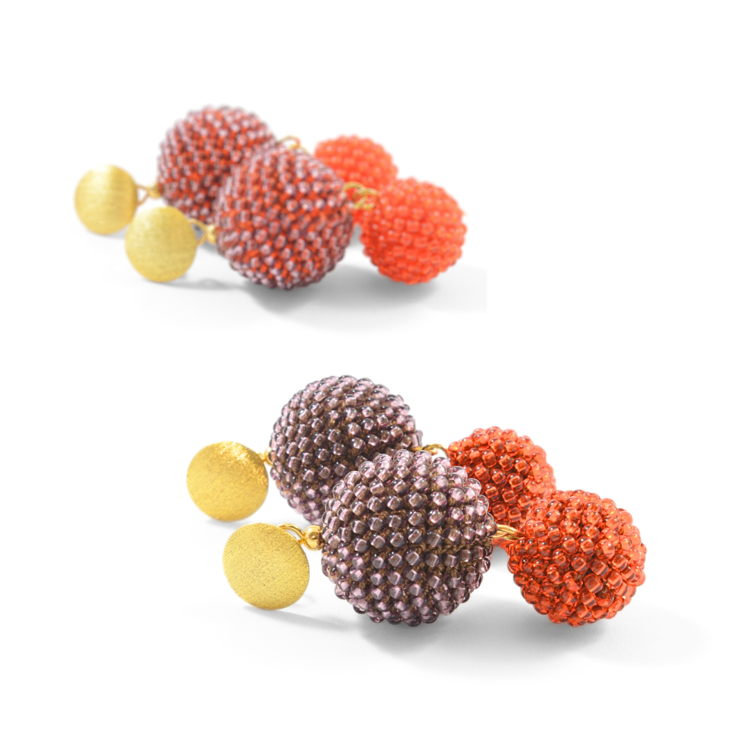 earrings "Shadi 2.0" - "Earth Echoes"
