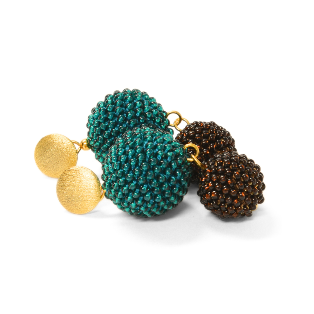 earrings "Shadi 2.0" - "Earth Echoes"