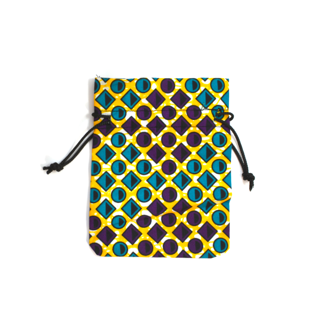 Stoffsäckchen aus afrikanischen Stoffen