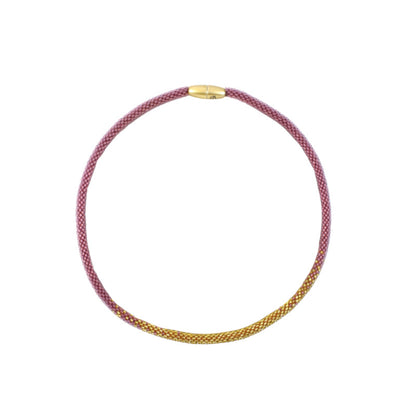 short necklace "Svelte Sunset"