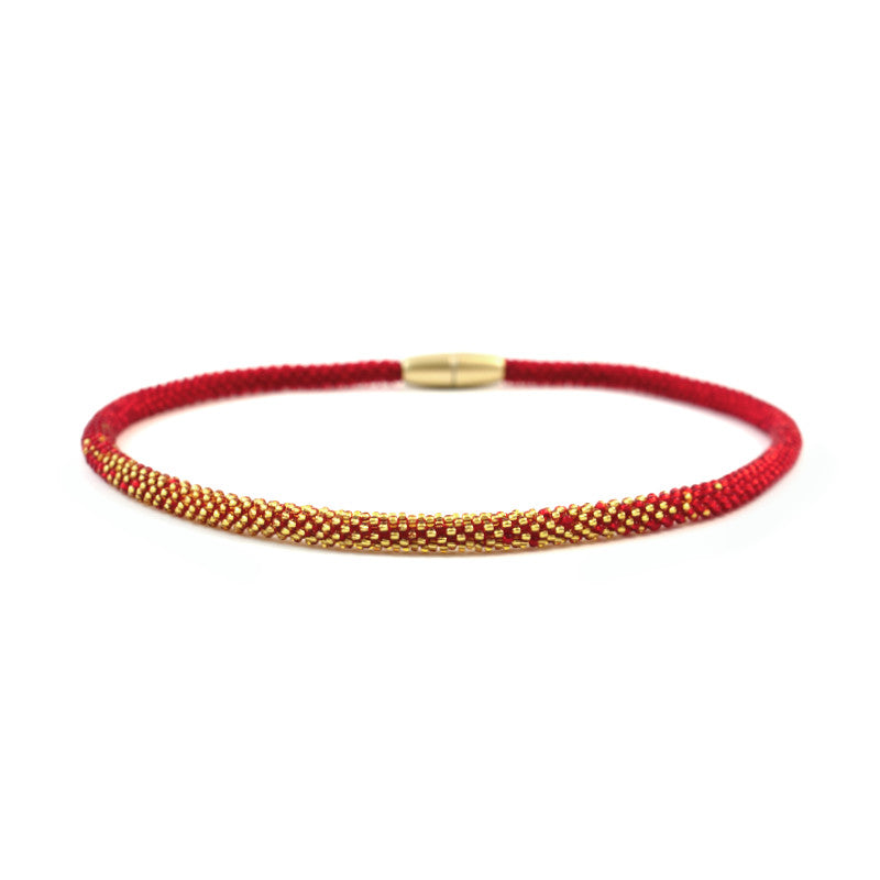 short necklace "Svelte Sunset"