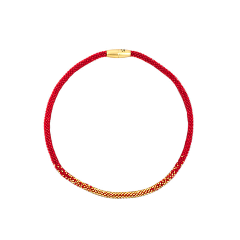 short necklace "Svelte Sunset"