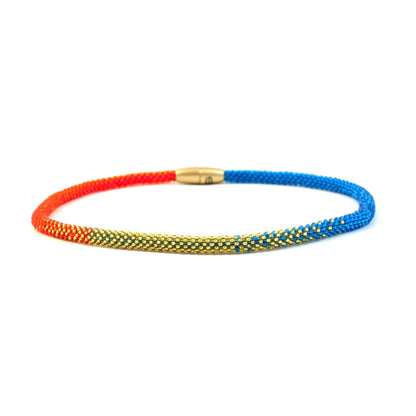 short necklace "Svelte Sunset"