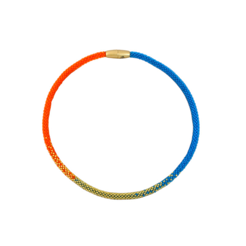 short necklace "Svelte Sunset"