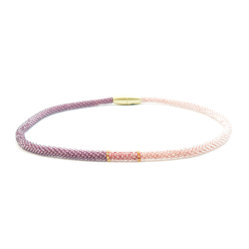 short necklace "Svelte Tricolore"