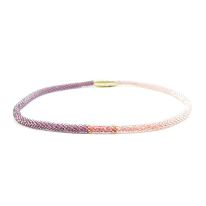 short necklace "Svelte Tricolore"