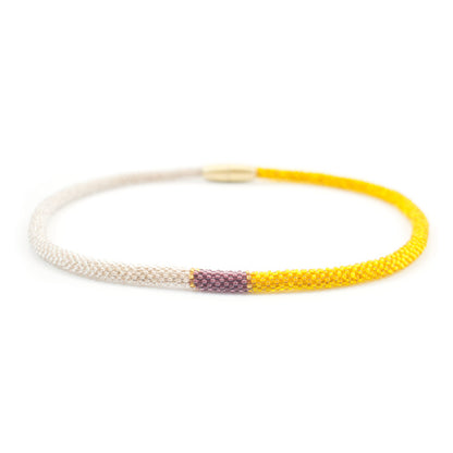 short necklace "Svelte Tricolore"