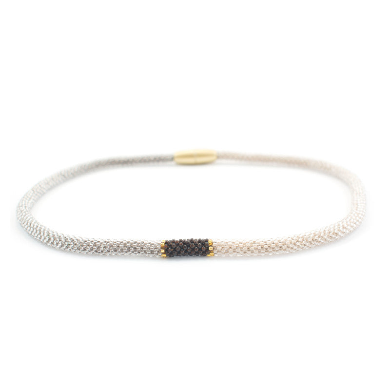 short necklace "Svelte Tricolore"