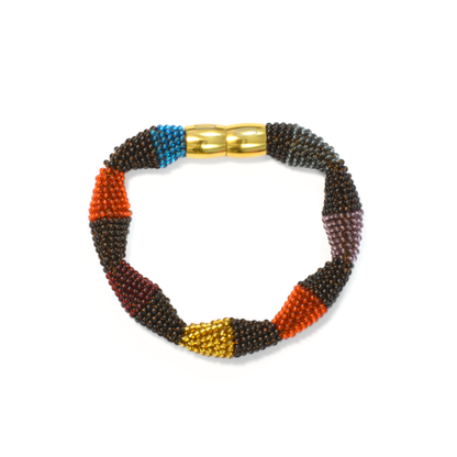 bracelet "Trinity Zig-Zag - Living Earth"
