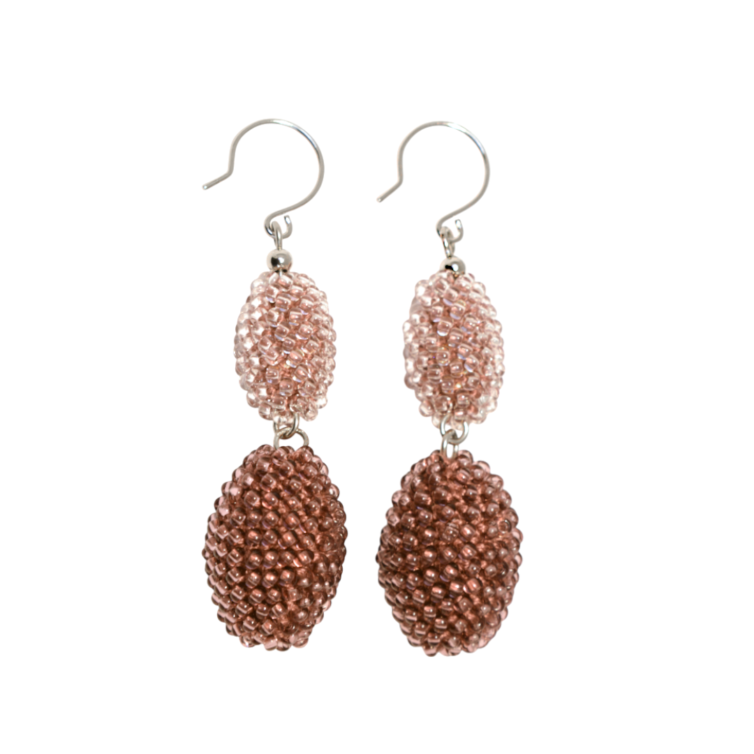 Ohrhänger "Trinity Oliven" - "Flowers"