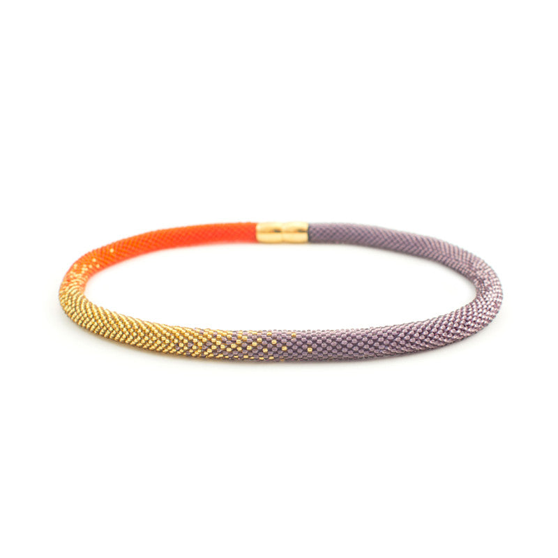 necklace "Trinity Sunset"