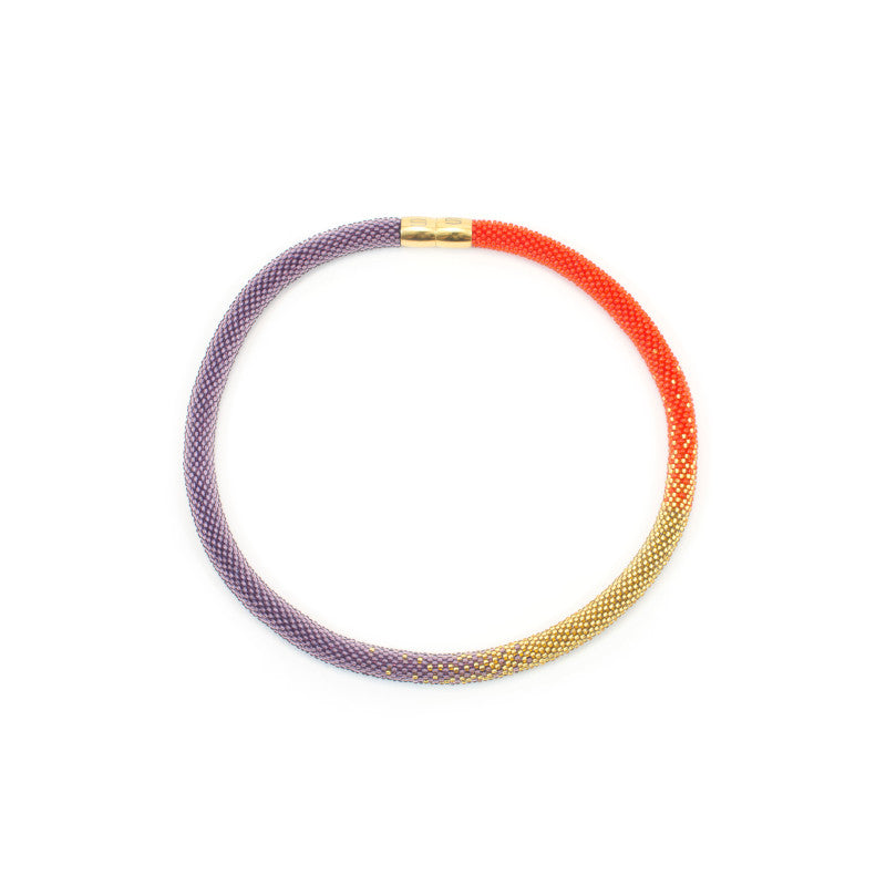 necklace "Trinity Sunset"