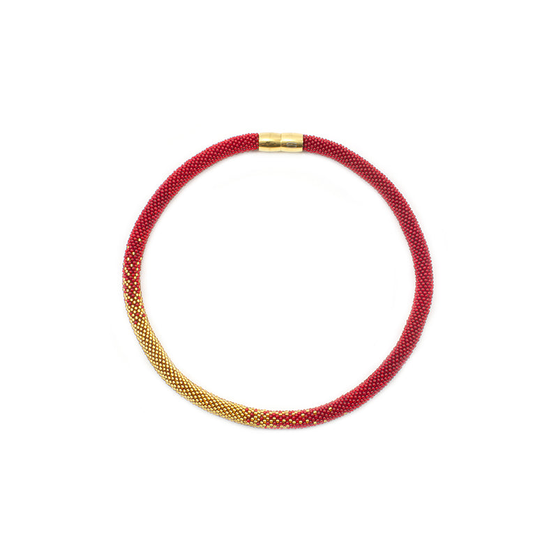 necklace "Trinity Sunset"