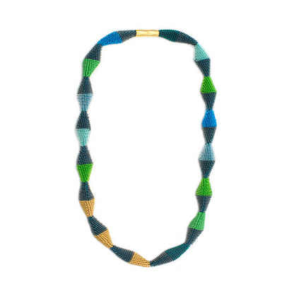 long necklace "Trinity Zig-Zag"