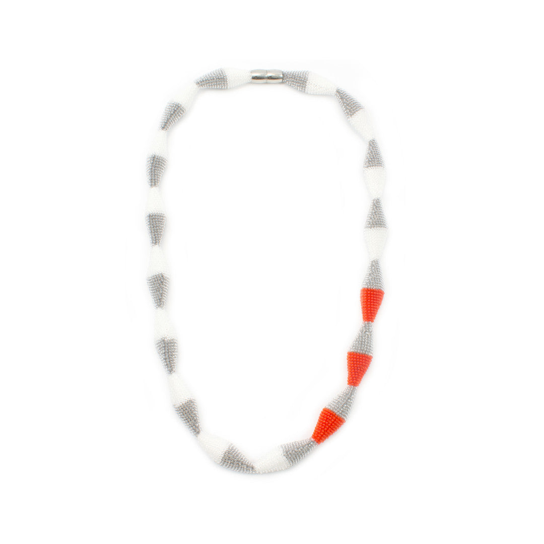 long necklace "Trinity Zig-Zag"