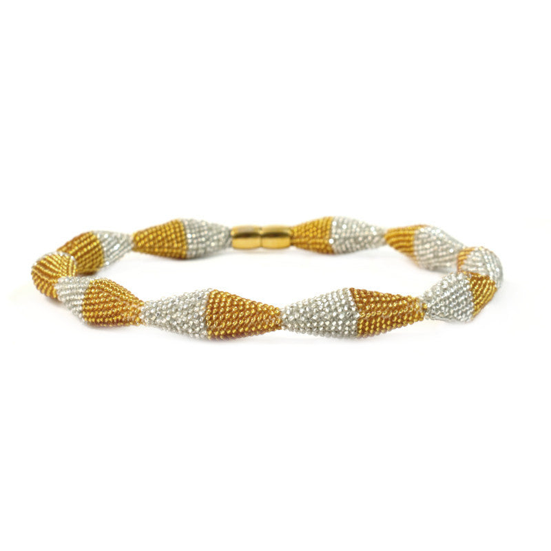 short necklace "Trinity Zig-Zag"