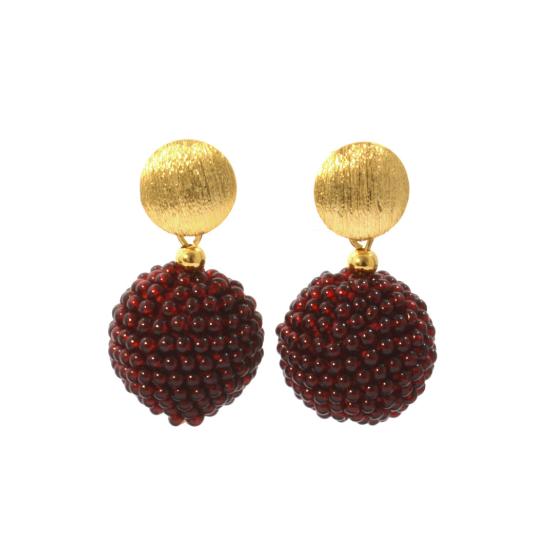 stud earrings "Trinity Ball"