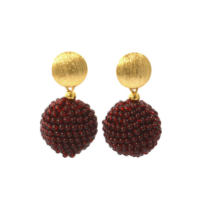 stud earrings "Trinity Ball"