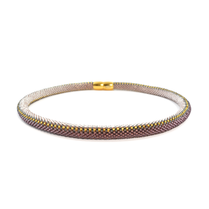 Collier "Trinity - Golden Dots"