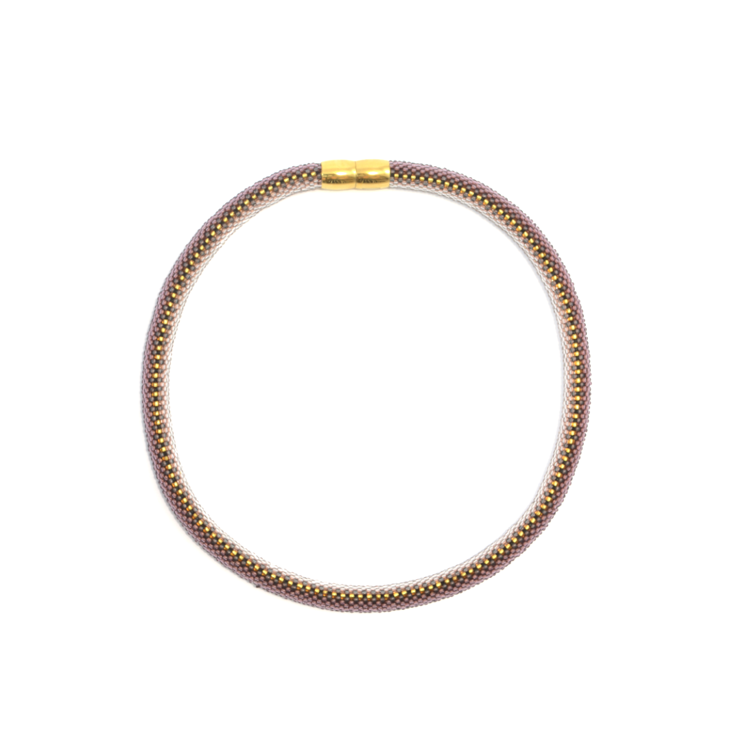 Collier "Trinity - Golden Dots"
