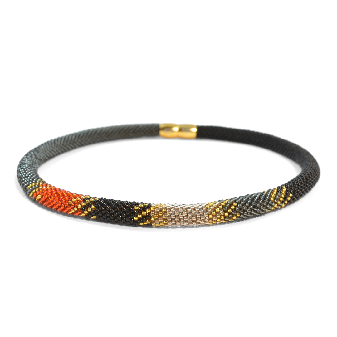 necklace "Trinity - Winter Zones"