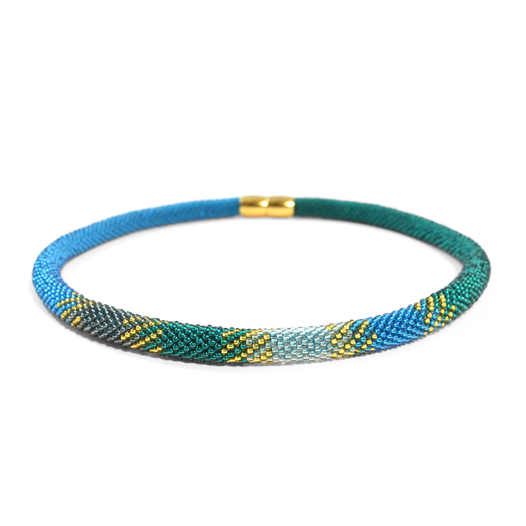 necklace "Trinity - Winter Zones"