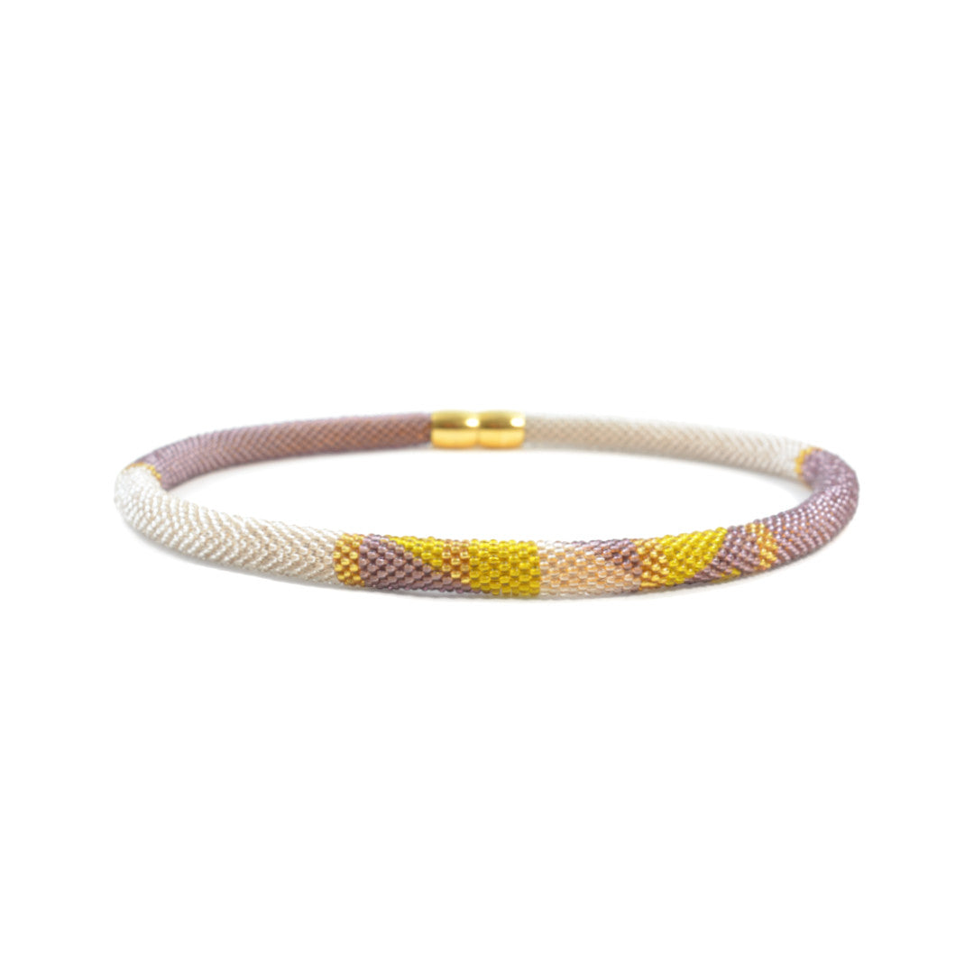 short necklace "Trinity - Desert Glow"