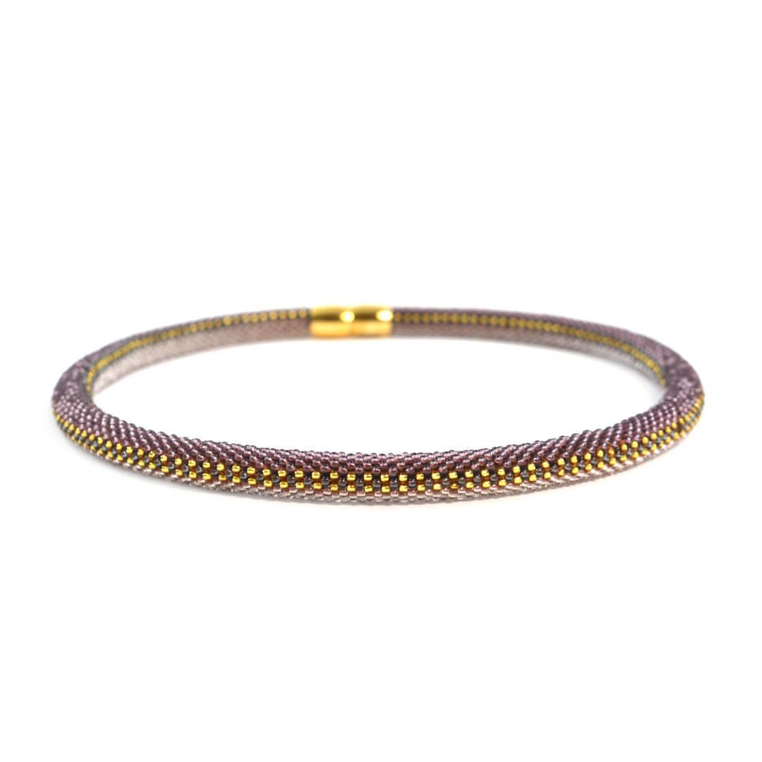 Collier "Trinity - Golden Dots"