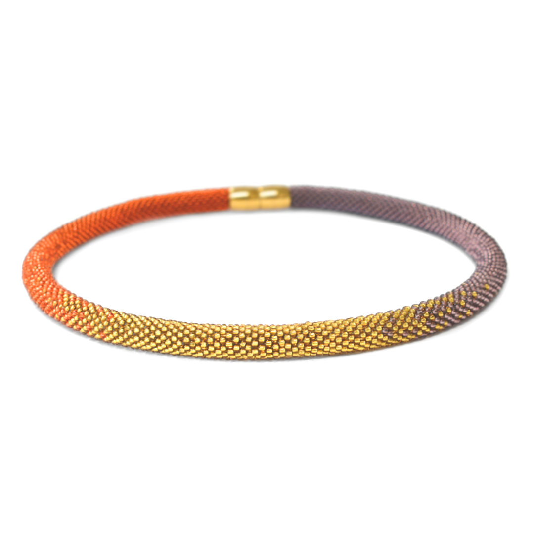necklace "Trinity Sunset"