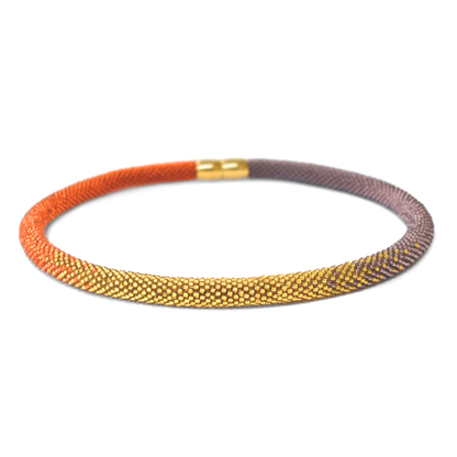 necklace "Trinity Sunset"