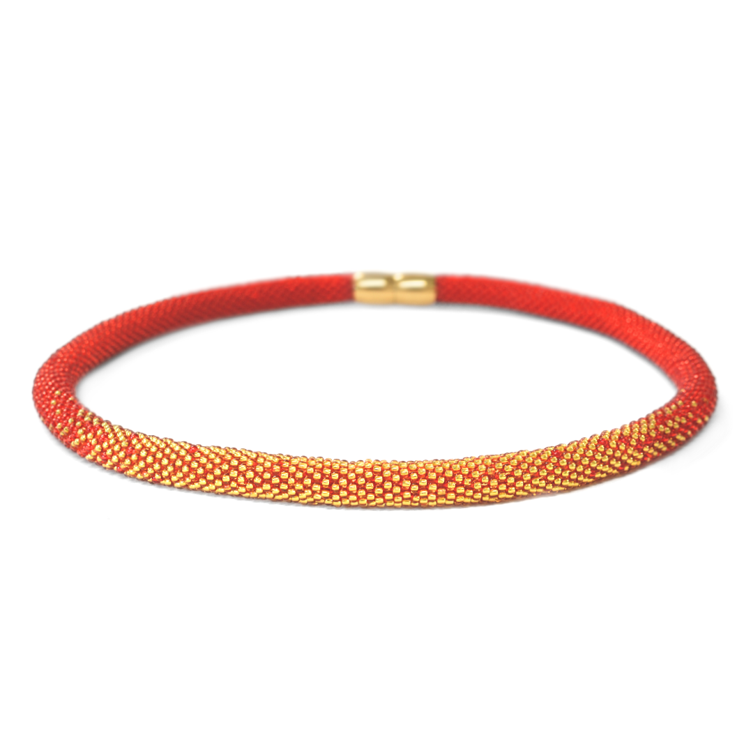 necklace "Trinity Sunset"