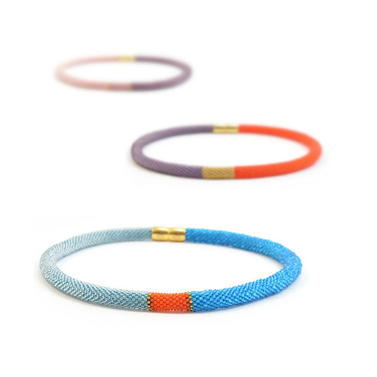 Collier "Trinity Tricolore"