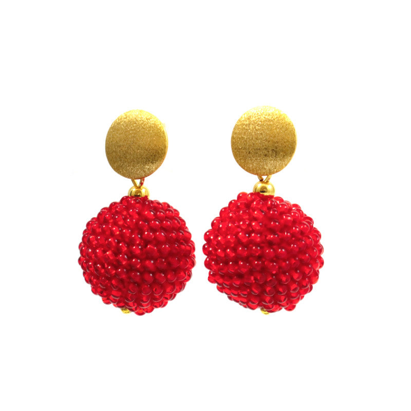 stud earrings "Trinity Ball"